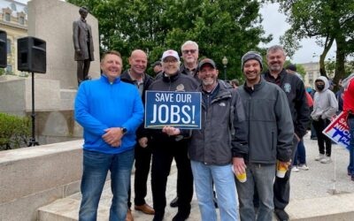 LMCT Attends Rally to keep Illinois Nuclear Plants Open