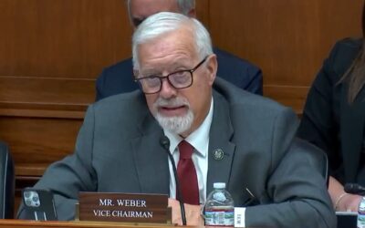 Rep. Weber discusses FMIA in Energy Subcommittee Hearing